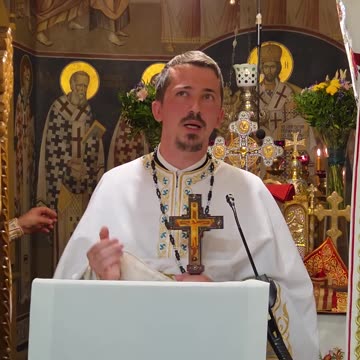 Din usile impartesti Ereticul Ecumenist TROFIN IOAN a vorbit neadevarul=MINCIUNA MOARTE CEREBRALA