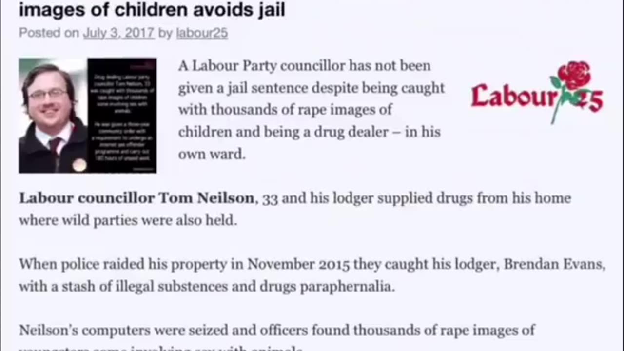 🚨 The Labour Party paedophile wall of shame. No wonder the grooming gangs were co...