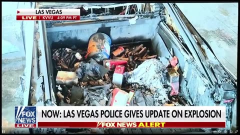 🚨 Cảnh sát Las Vegas công bố video mới về chiếc Cybertruck phát nổ bên ngoài Khách sạn Trump.