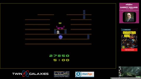Atari 2600 EMU - Mountain King - Game 1 X/X - 236,750