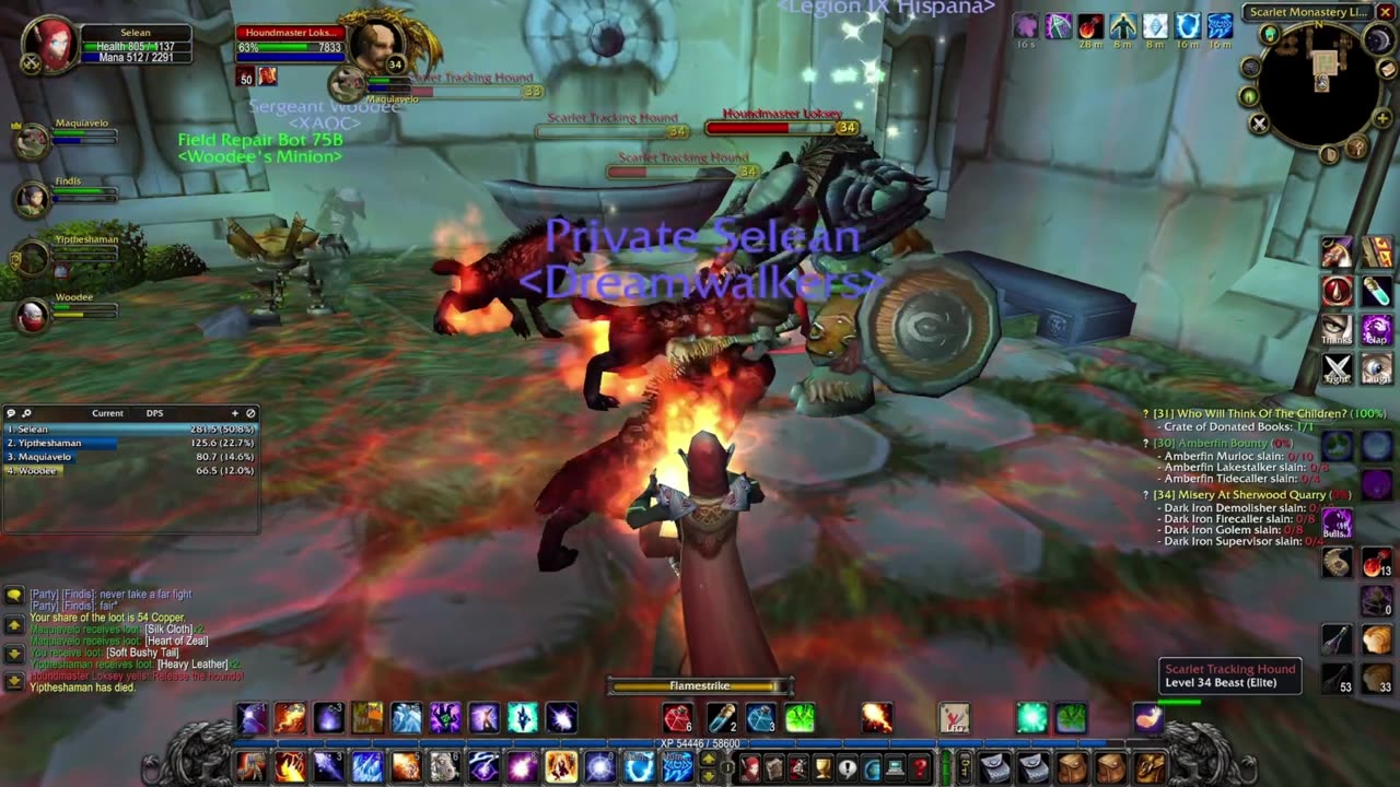 Turtle Fire Mage Dungeon Crawl: Scarlet Monastery