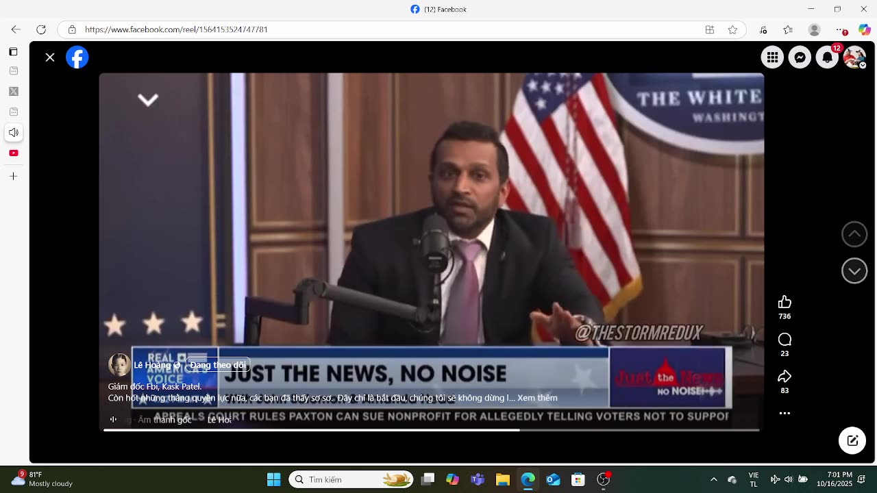 Giám đốc Fbi, Kask Patel.