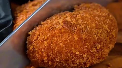 Fried chocolate donut