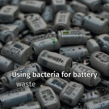 Bacteria That Can Safely Eat Battery Waste: A Breakthrough Discovery