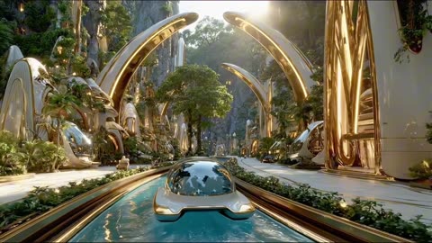 Utopian MegaCity Luxury Gym Walkthrough | 1 Hour Sci-Fi Ambient