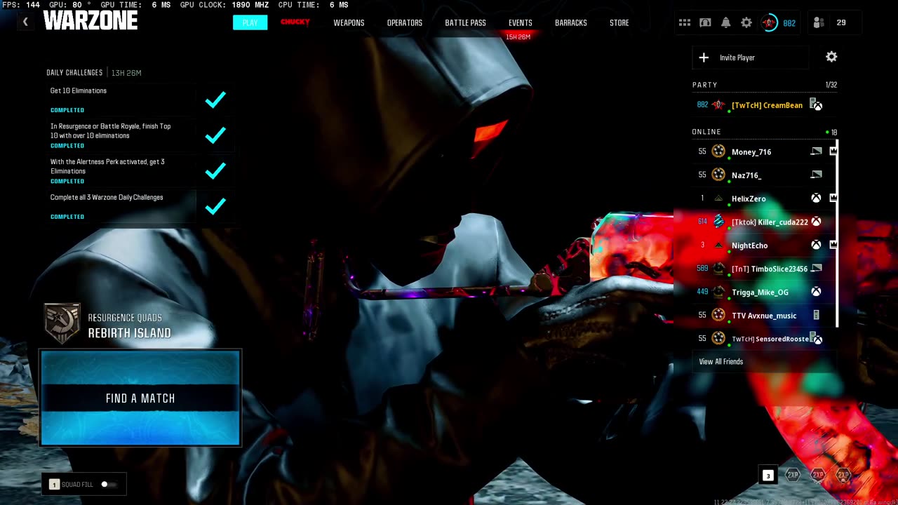 NEW WARZONE RUMBLE AND KICK STREAMER