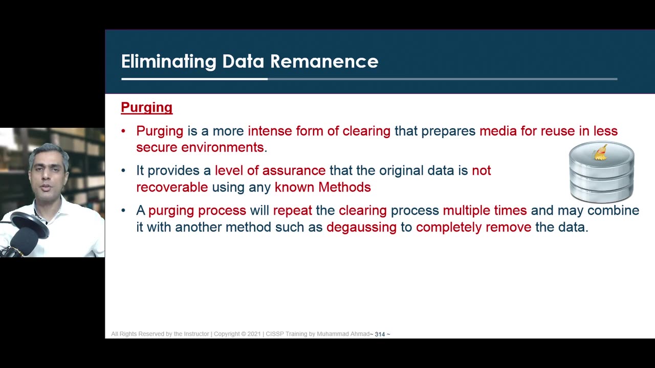 57 - Domain 2 - 24 Eliminating Data Remanence