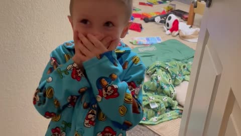 Toddler's First Sleepover