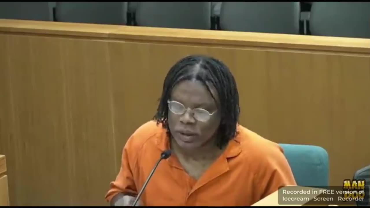 dumb nigger raps at his parole hearing.mp4