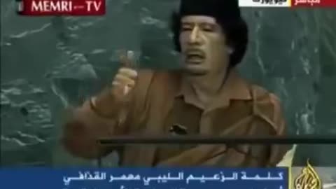 Muammar Gaddafi, former president of Libya accused Israel...