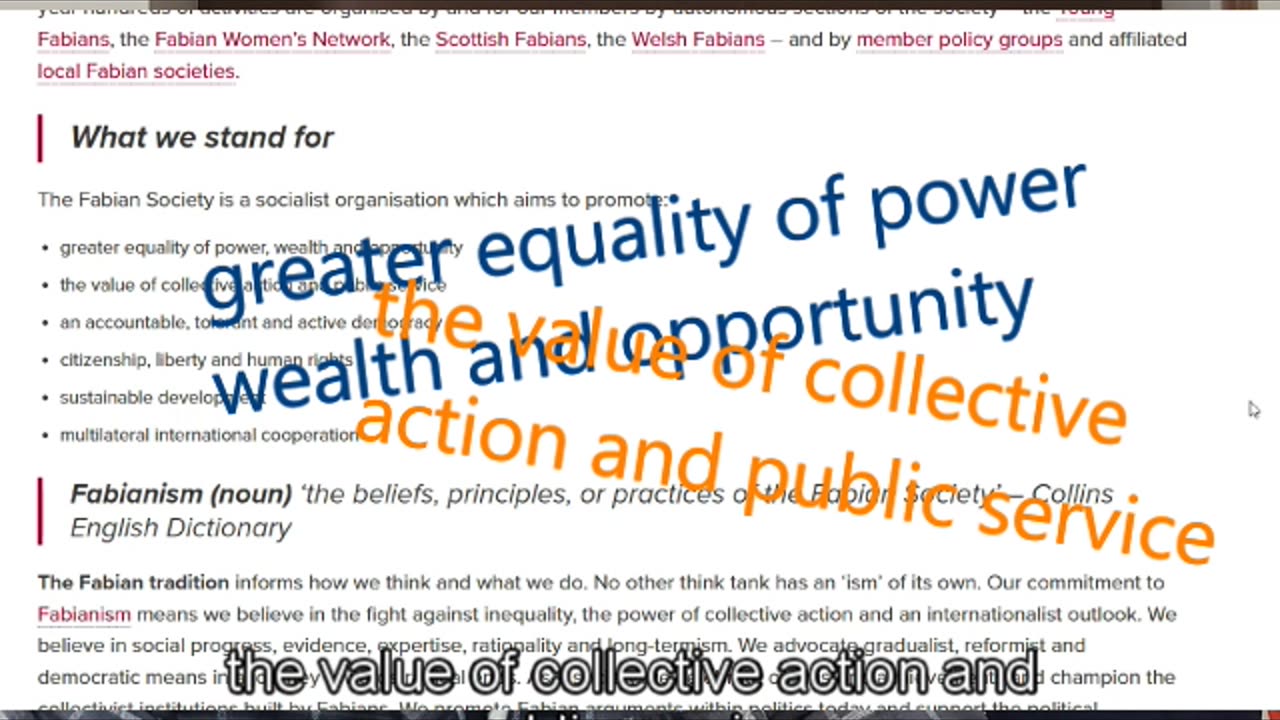 73. The Fabian Society... and others