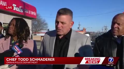 3 police officers injured in shootout at gas station in Omaha, suspect killed