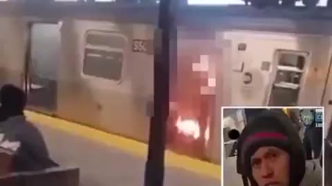 4.- Delincuente reincidente inmigrante ilegal quema viva a una mujer en el Metro de Nueva York