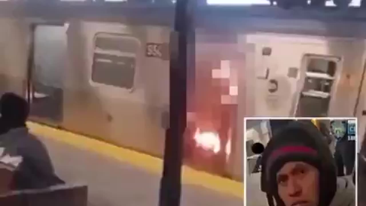 4.- Delincuente reincidente inmigrante ilegal quema viva a una mujer en el Metro de Nueva York