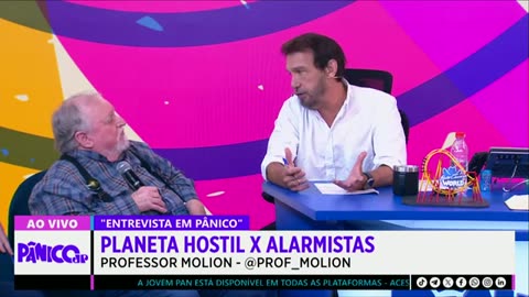 CLIMÃO NO PÂNICO! TEMPERATURA SOBE E PROFESSOR MOLION JOGA FOGO NO DEBATE SOBRE MUDANÇA CLIMÁTICA!