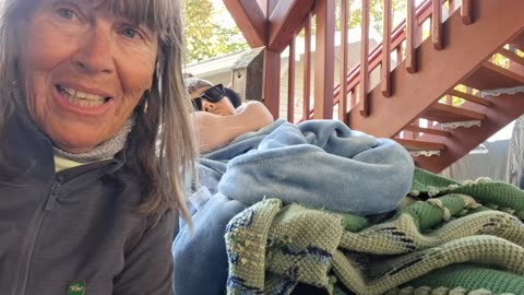 Colleen with Cat November 4, 2025