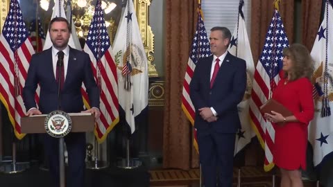 Vice President JD Vance Swears In John Ratcliffe as Director of the CIA