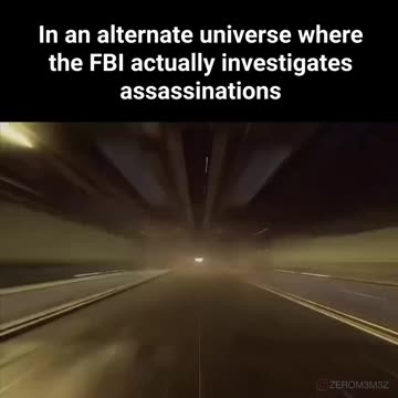 In An Alternate Universe Where The FBI Actually Investigates Assassinations...
