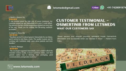 Osimertinib 80mg Tablets Fast Delivery Across the Philippines