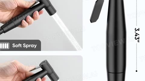 Arofa Black Bidet Sprayer | Adjustable Handheld Toilet Jet | Modern Hygiene Upgrade
