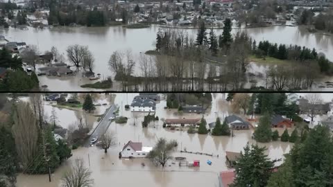 Prophecy Fulfillment: floodwaters spilled over from the USA border into Canada