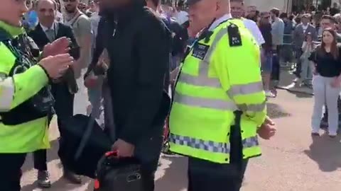 A Christian preacher is about to be arrested by British police because his prayers might offend