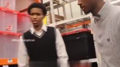 Somali men posted a video MOCKING a White man in a store