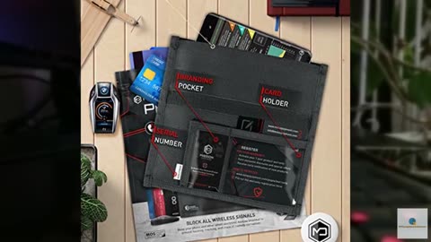 Mission Darkness Non-Window Faraday Bag for Phones // Signal Blocking Faraday Ca