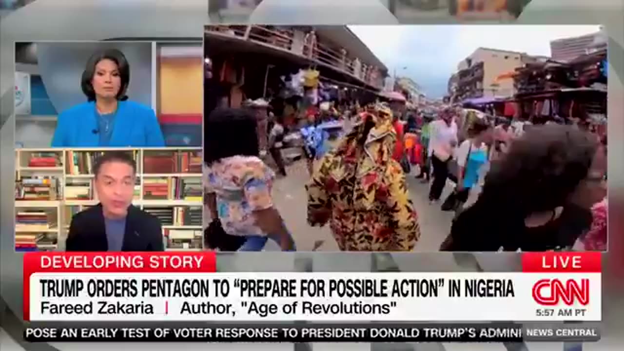 Zakaria is calling Trump's reaction to the killing fields in Nigeria an "emotional outburst"