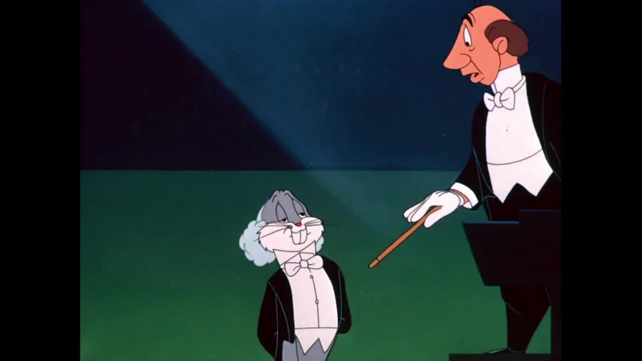 Bugs Bunny vs. Giovanni Jones - Long-Haired Hare (Classic Clip)