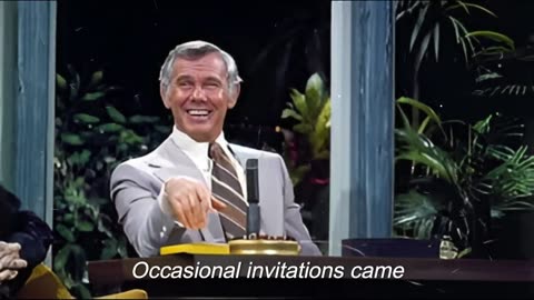 Behind the Desk with Johnny Carson – A Legend in Action"