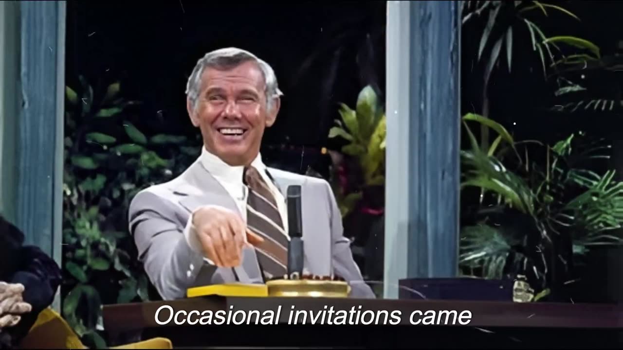 Behind the Desk with Johnny Carson – A Legend in Action"