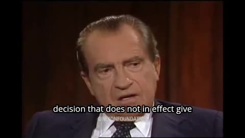 Richard Nixon Discusses Israel
