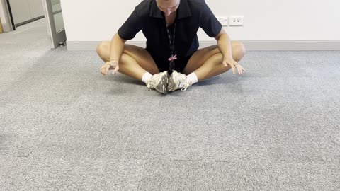 Bent knees adductor stretch