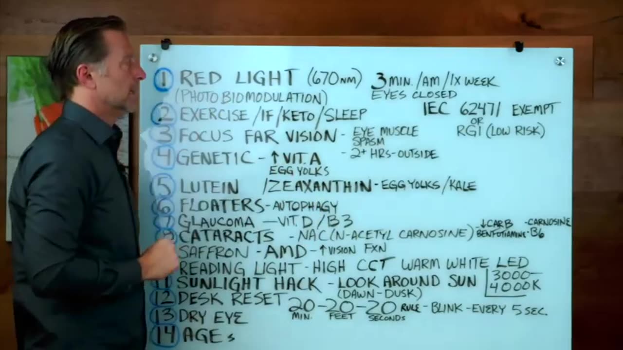 Dr. Eric Berg - How to Reverse POOR Eyesight (Especially Over 50!)