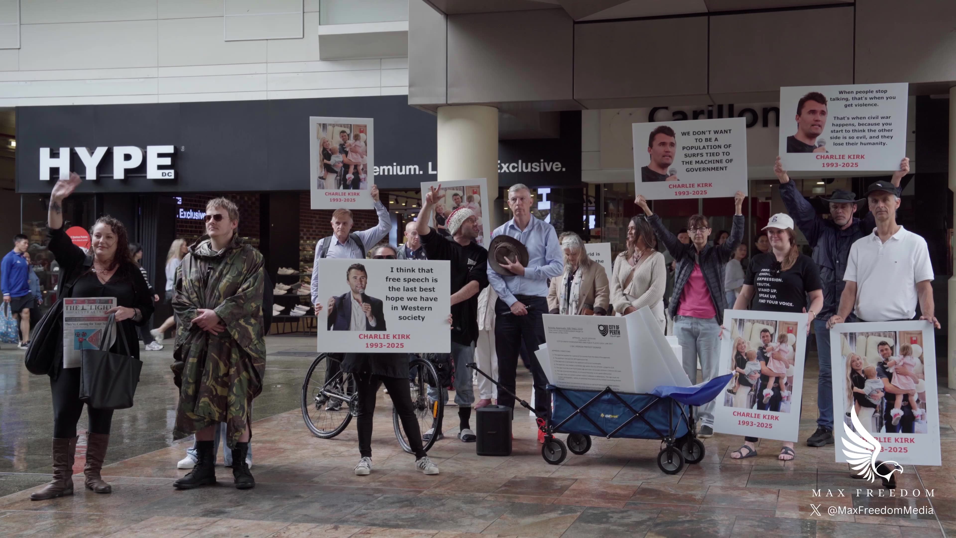 Charlie Kirk Tribute @ The Walk of Shame