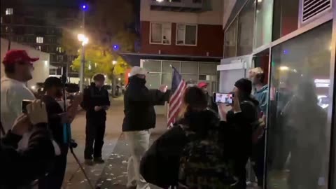 last night a patriot group raided the so-called “Antifa safe house” in downtown Portland.