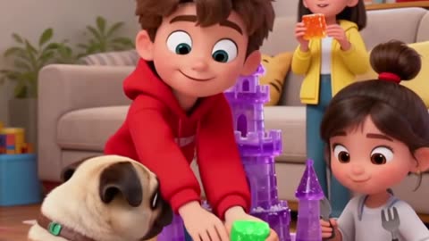 Cute Puppy’s Sweet Adventure at the Candy Shop 🍬🐶 | Funny Cartoon Animal Story