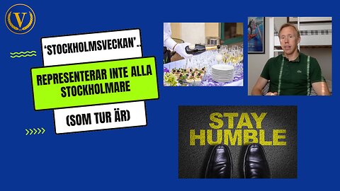 Stockholmsveckan representerar inte alla stockholmare (turligt nog)