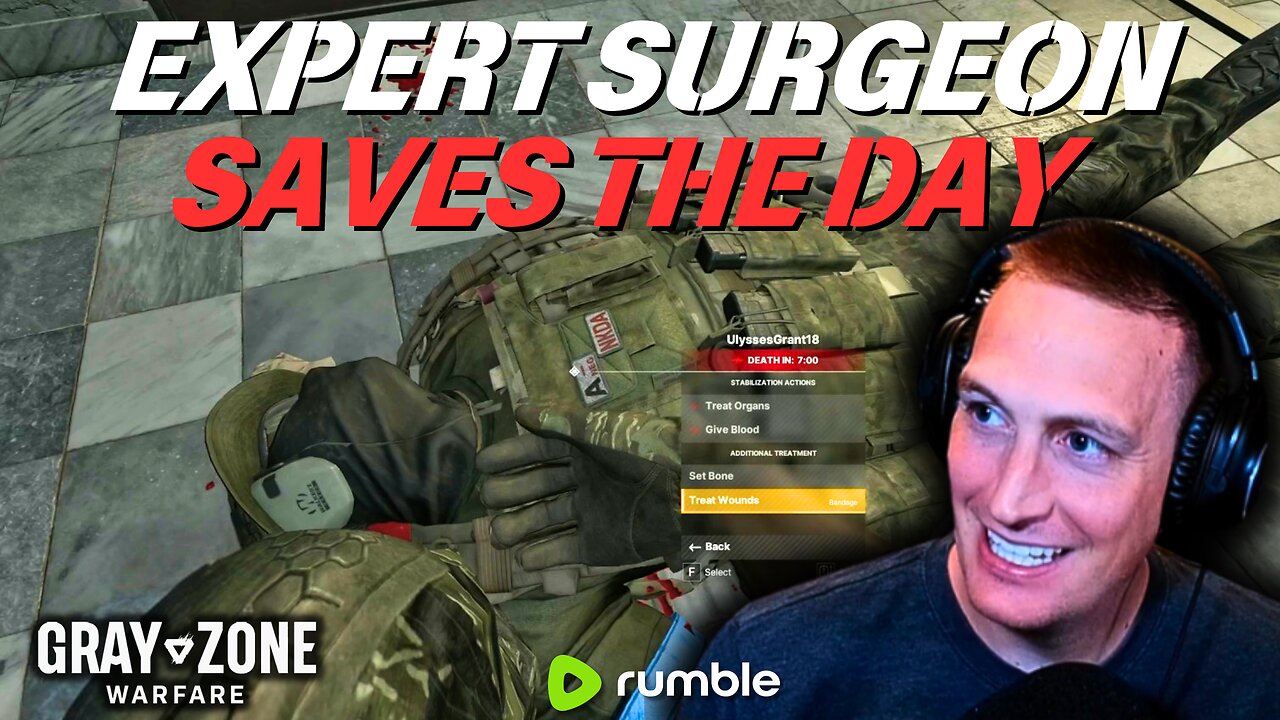 Expert Surgeon Saves the Day | Questionable Shipment Task | Gray Zone Warfare