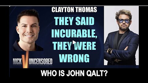NICHOLAS VENIAMIN W/ "They Said Incurable, They Were Wrong" CLAYTON THOMAS, WHO IS JOHN QALT?