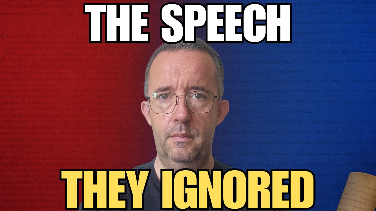 The Speech They Ignored