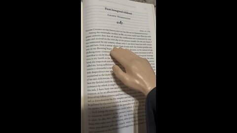 Washington's Inaugural Address as read by SPH. #inaugurationday #tinyhands #funnyvideos #funny