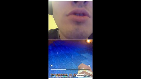 Minecraft characters swimming underwater in the Minecraft ocean