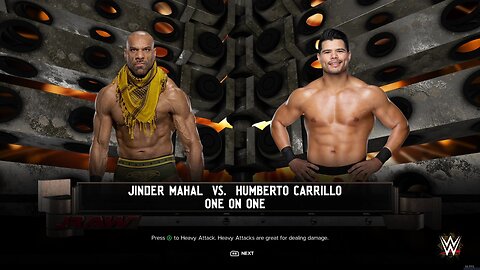 WWE 2k24 Jinder Mahal vs Humberto Carrillo