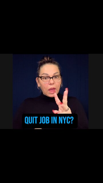 🚨 Quit Job In NYC? 😱 #ASL #Deaf #signlanguage