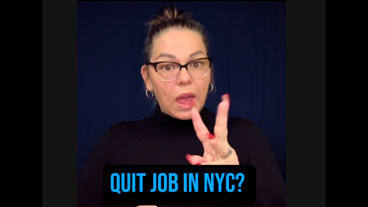 🚨 Quit Job In NYC? 😱 #ASL #Deaf #signlanguage