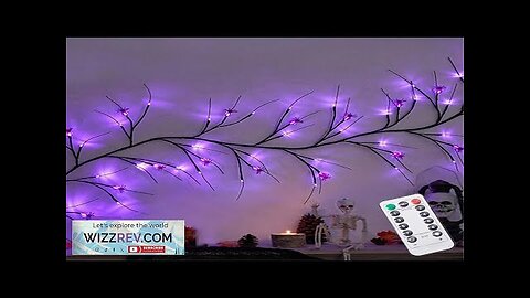 LED Halloween Spider Rattan String Lights 8 Flashing Modes 180cm Battery Powered Review