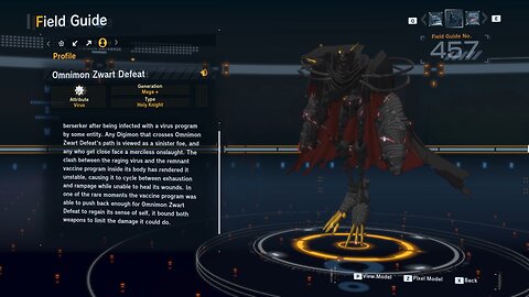 omnimon zwart defeat dlc (1) all digivolution/de-digivolution/profile Digimon Story Time Stranger