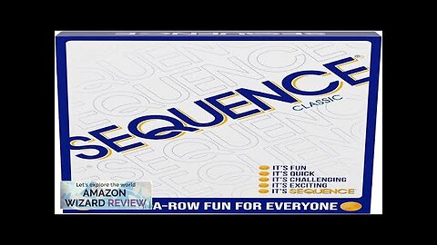 SEQUENCE- Original SEQUENCE Game with Folding Board Cards and Chips by Jax Review